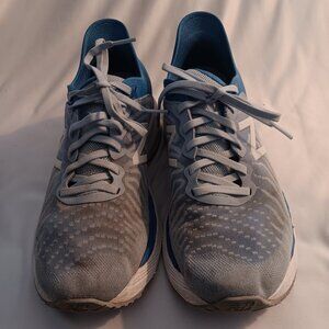 New Balance Fresh Foam 860v11 Blue White Running Shoes Womens Sz 8.5 D Lace Up